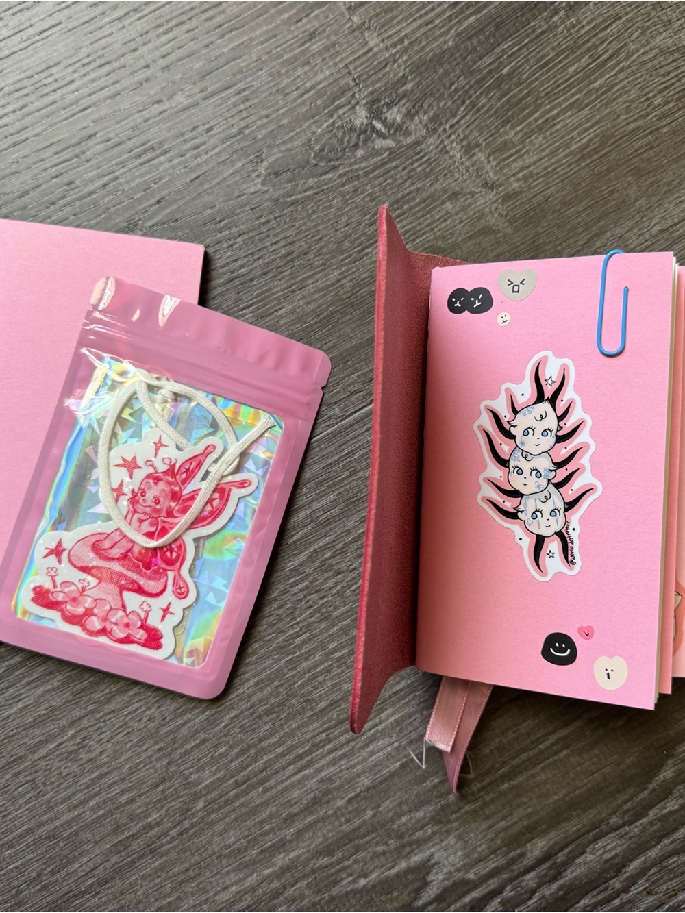 Strawberry Pink Notra Journal with full set up & customized. - Picture 3 of 13